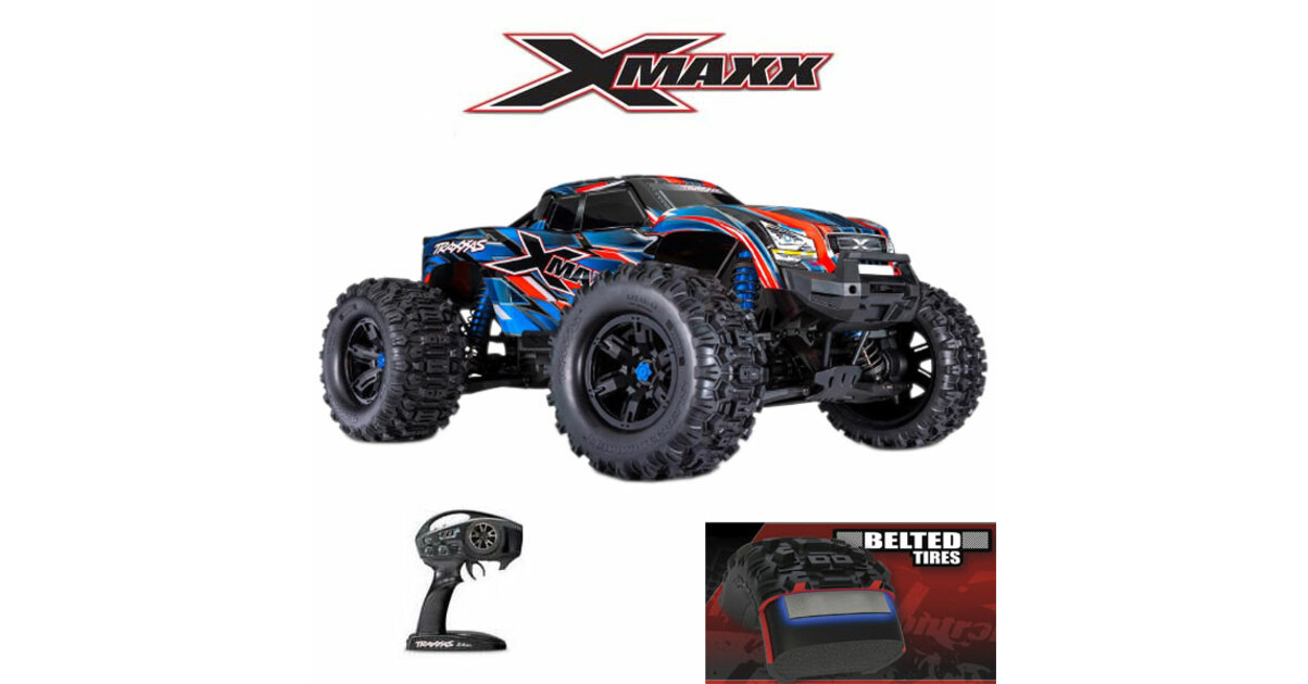 Traxxas Wheelie Bar Alu Reifen blau TRX7775X X-Maxx 8S, XRT VXL, SLEDGE, Wide MA